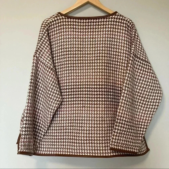 NWOT  Soft Surroundings houndstooth jacket - Picture 7 of 9
